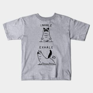 Inhale Exhale Ragdoll Kids T-Shirt